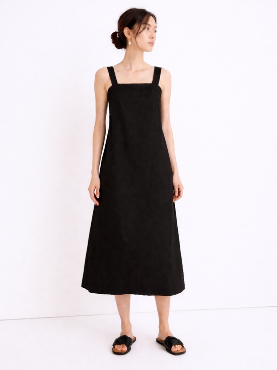Madewell Dresses & Skirts - Madewell Linen-Cotton Princess-Seamed Midi Dress M